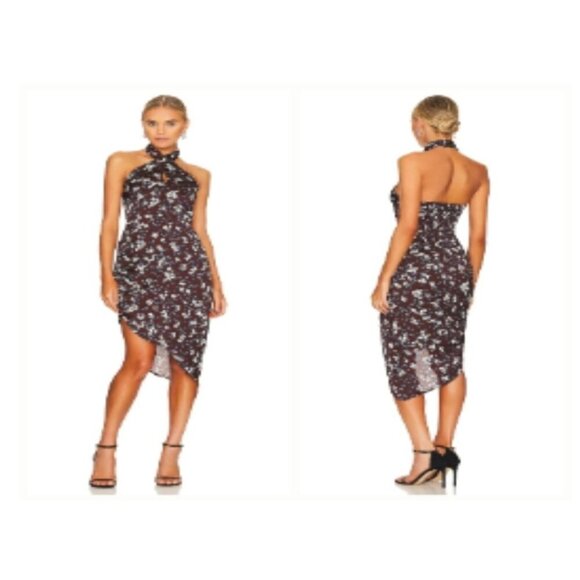 Heartloom Dresses & Skirts - Heartloom Miyako Dress in Ganache Dark Brown floral Size Large NWT